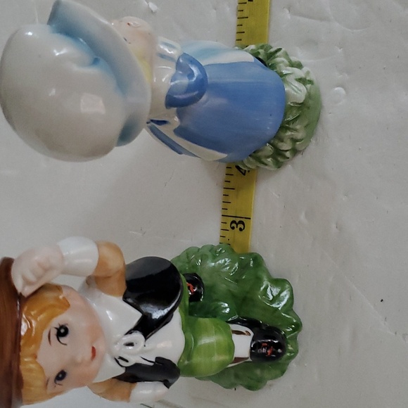 Vintage Girl and Boy Pilgrim Figurines by Treasure Masters Korea 5.5" Ceramic - Picture 11 of 11